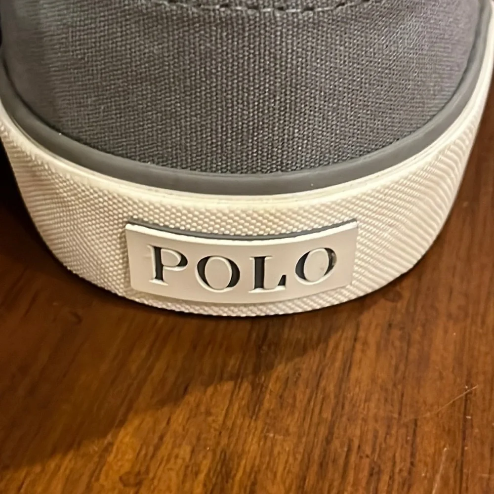 Polo Ralph Lauren Lander Boat Deck Shoes Sneakers new grey Mens size 11.5